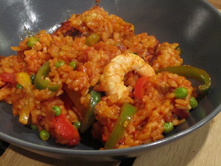Paella with Vegetarian Chorizo Paella with vegetarian chorizo