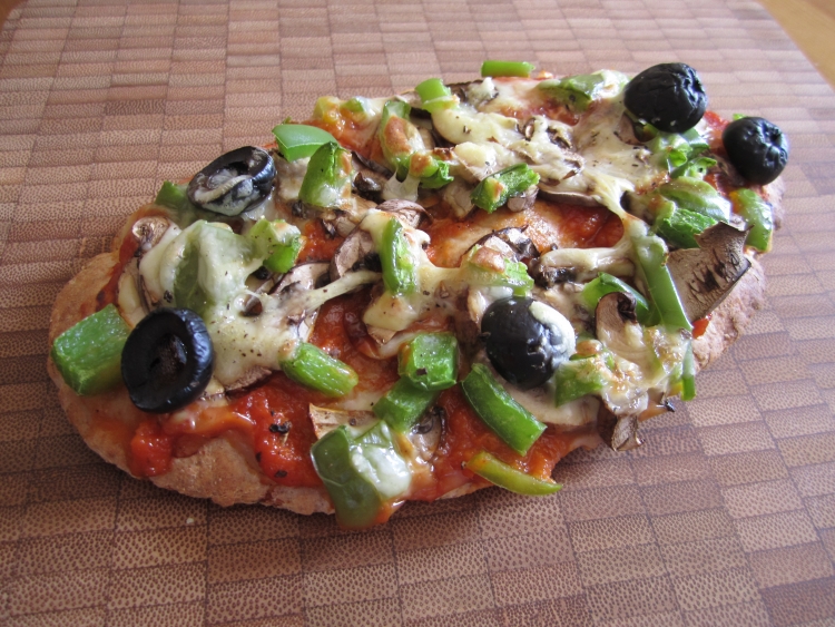 Pitta Bread Pizza Pitta bread pizza