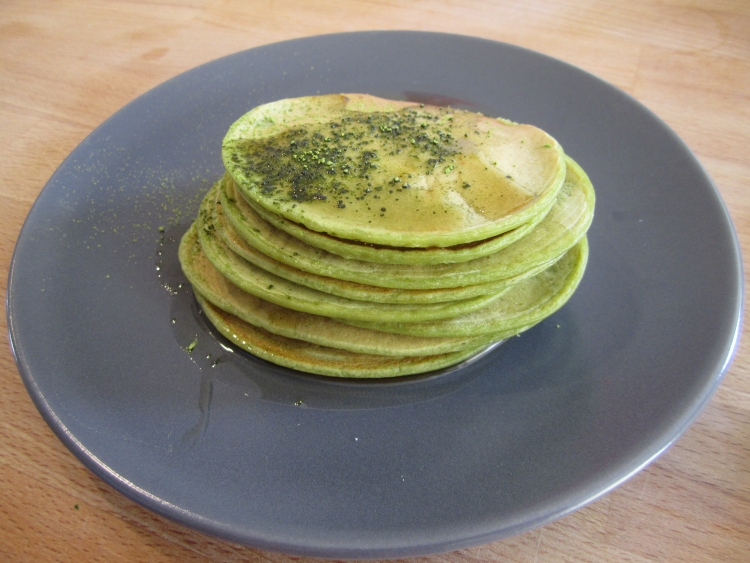 Matcha green tea pancakes Matcha green tea pancakes