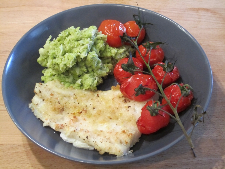Lemon Cod and Basil Bean Mash Lemon Cod and Basil Bean Mash