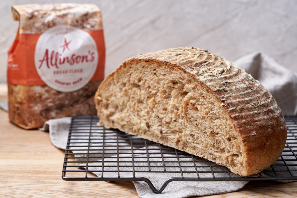 Allinson's Country Grain Bread Flour in a Bread Maker recipe HotCooking