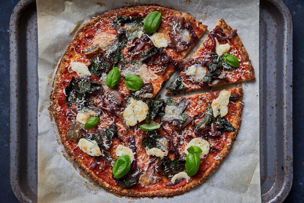 Anna Jones's Cauliflower Pizza recipe HotCooking