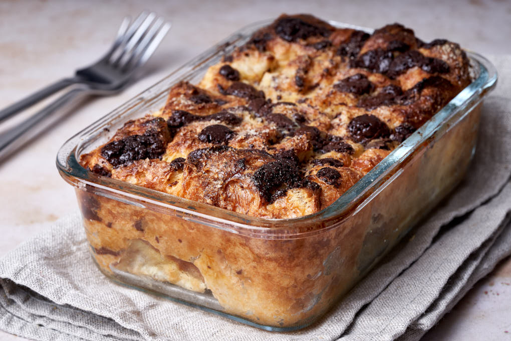 Croissant Pudding recipe | HotCooking