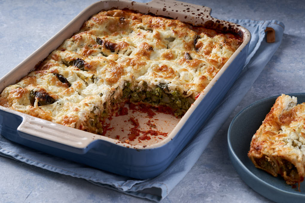 Jamie Oliver's 30 Minute Meals: Summer Veg Lasagne recipe | HotCooking