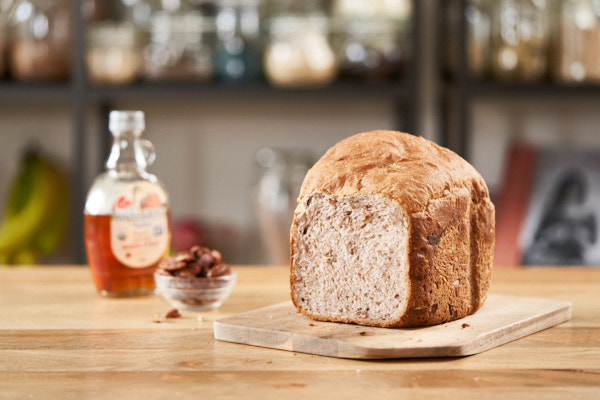 Panasonic bread maker maple syrup and pecan loaf