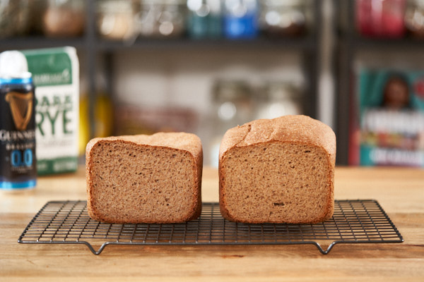 Panasonic bread maker rye and wholemeal bread plus rye and stout