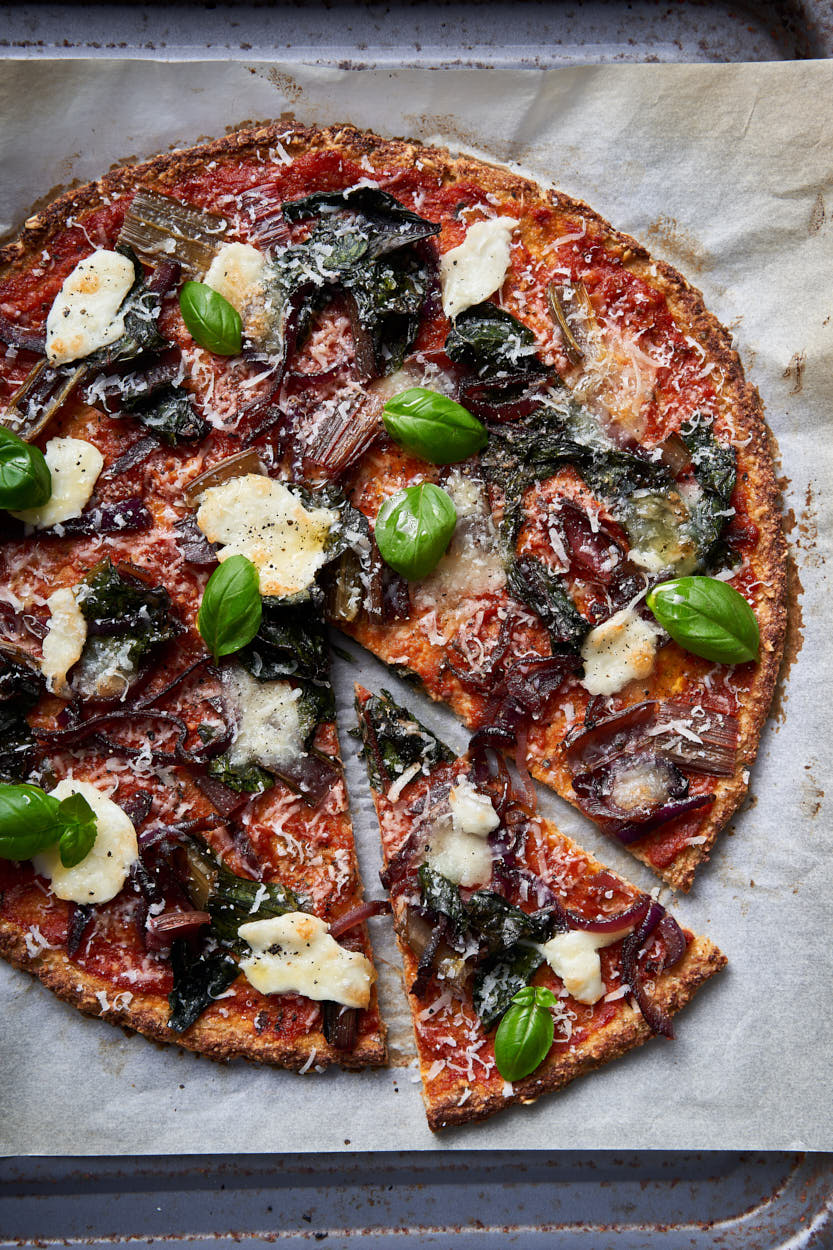 Anna Jones's Cauliflower Pizza recipe HotCooking