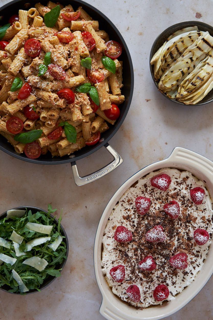 Jamie Oliver's 30 Minute Meals TrapaniStyle Rigatoni recipe HotCooking