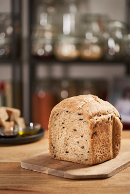 Panasonic bread maker olive and oregano loaf