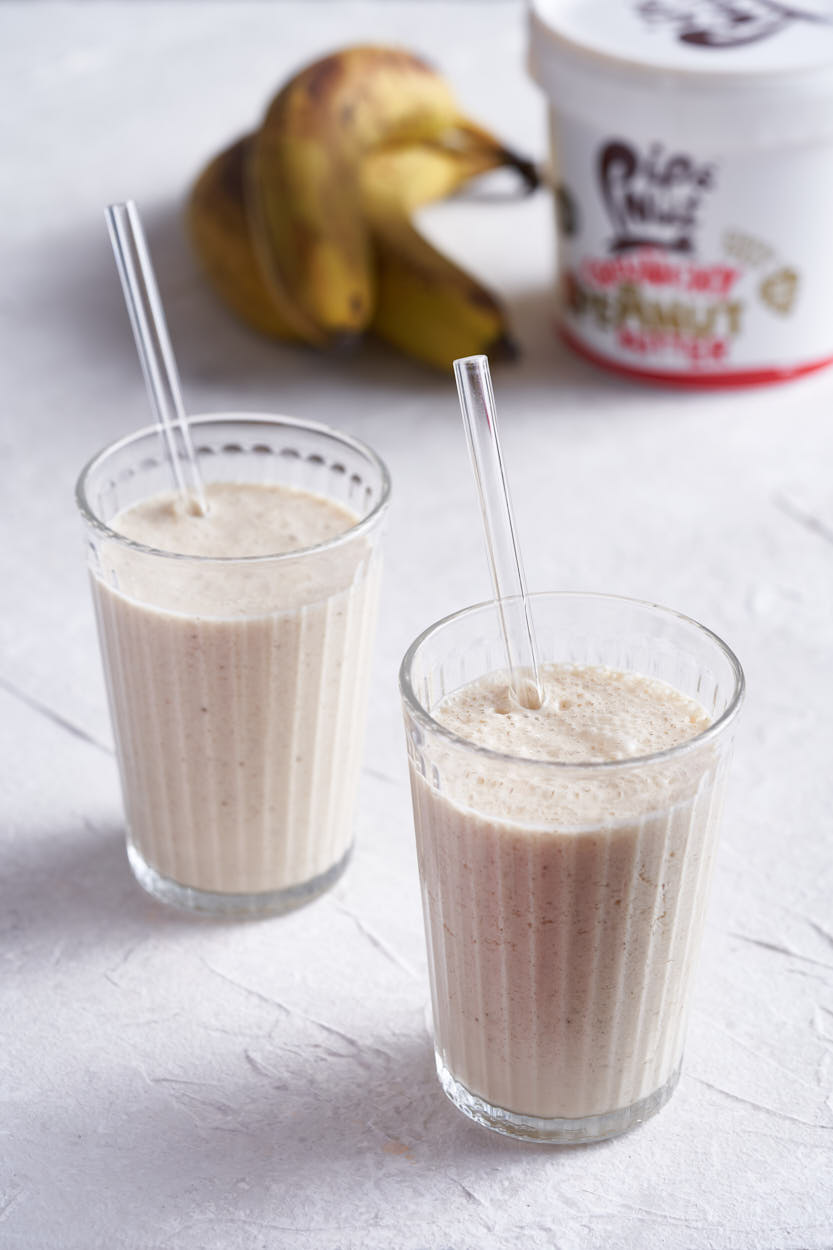 Peanut Butter Banana Kefir Smoothie recipe HotCooking
