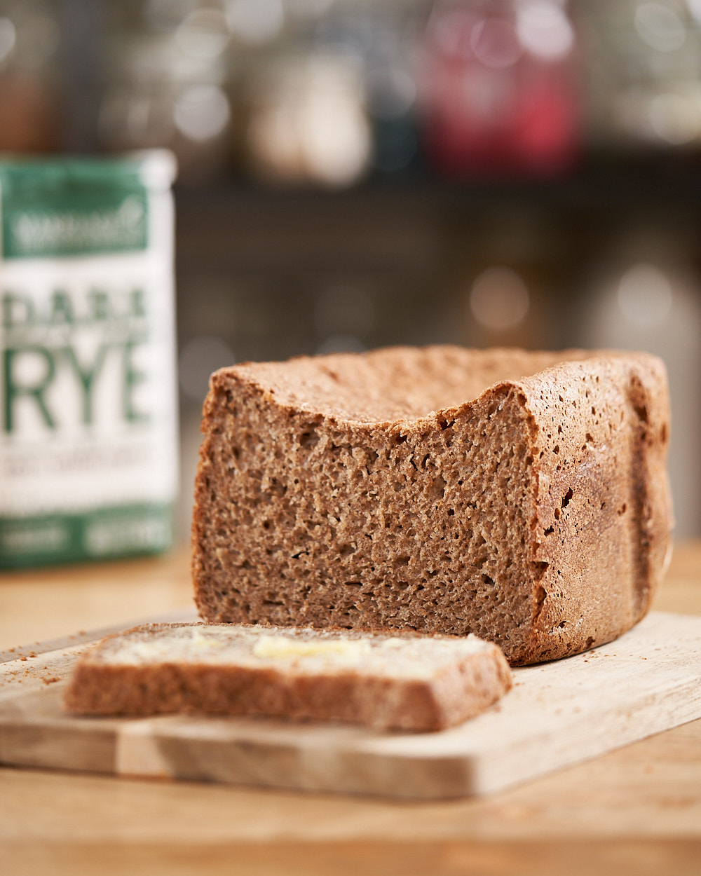 Panasonic bread maker 100% rye loaf