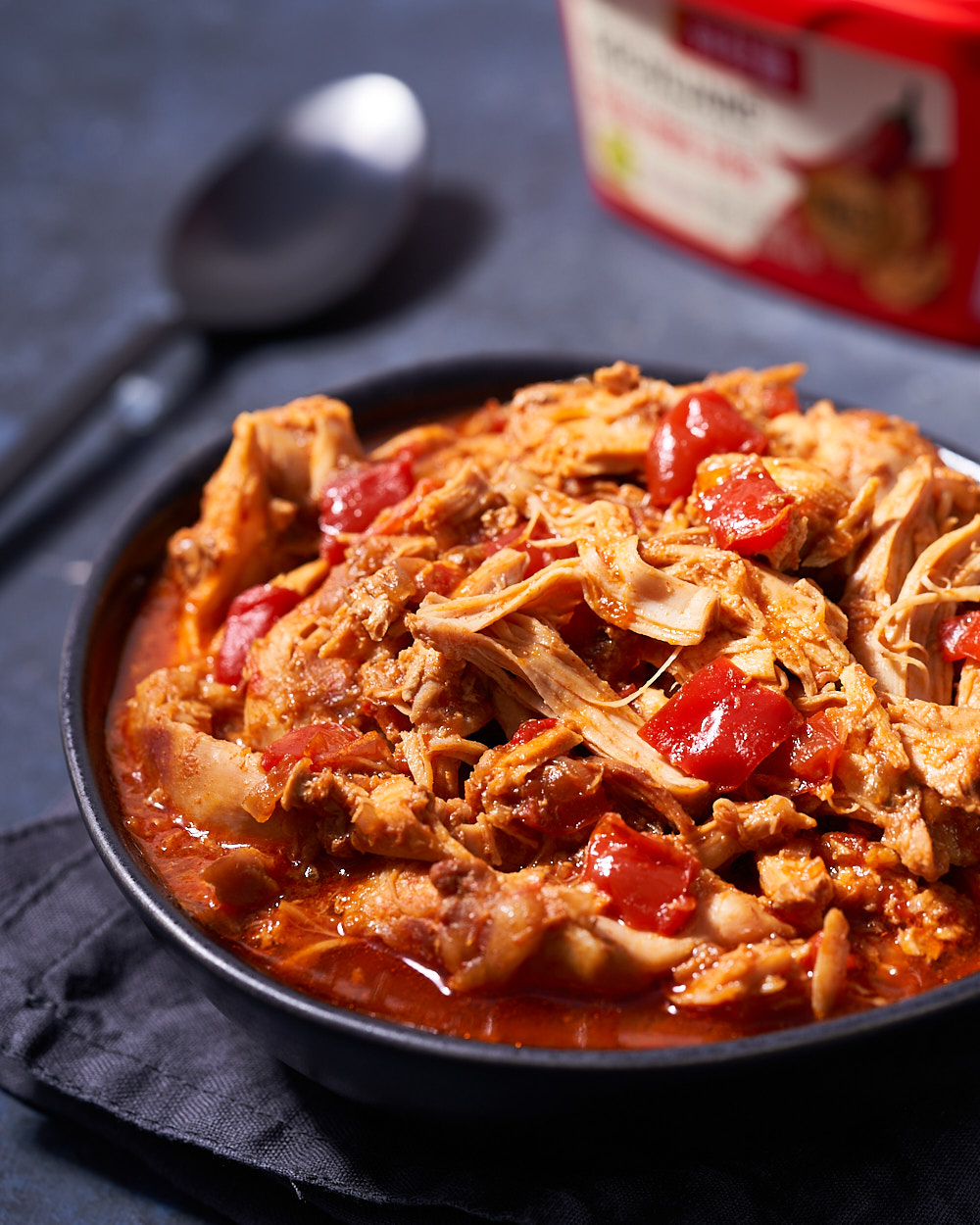 Slow cooked gochujang chicken