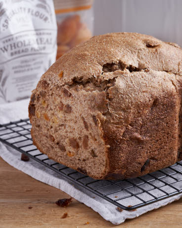 Panasonic Bread Maker 100% Wholemeal Sultana Bread recipe HotCooking
